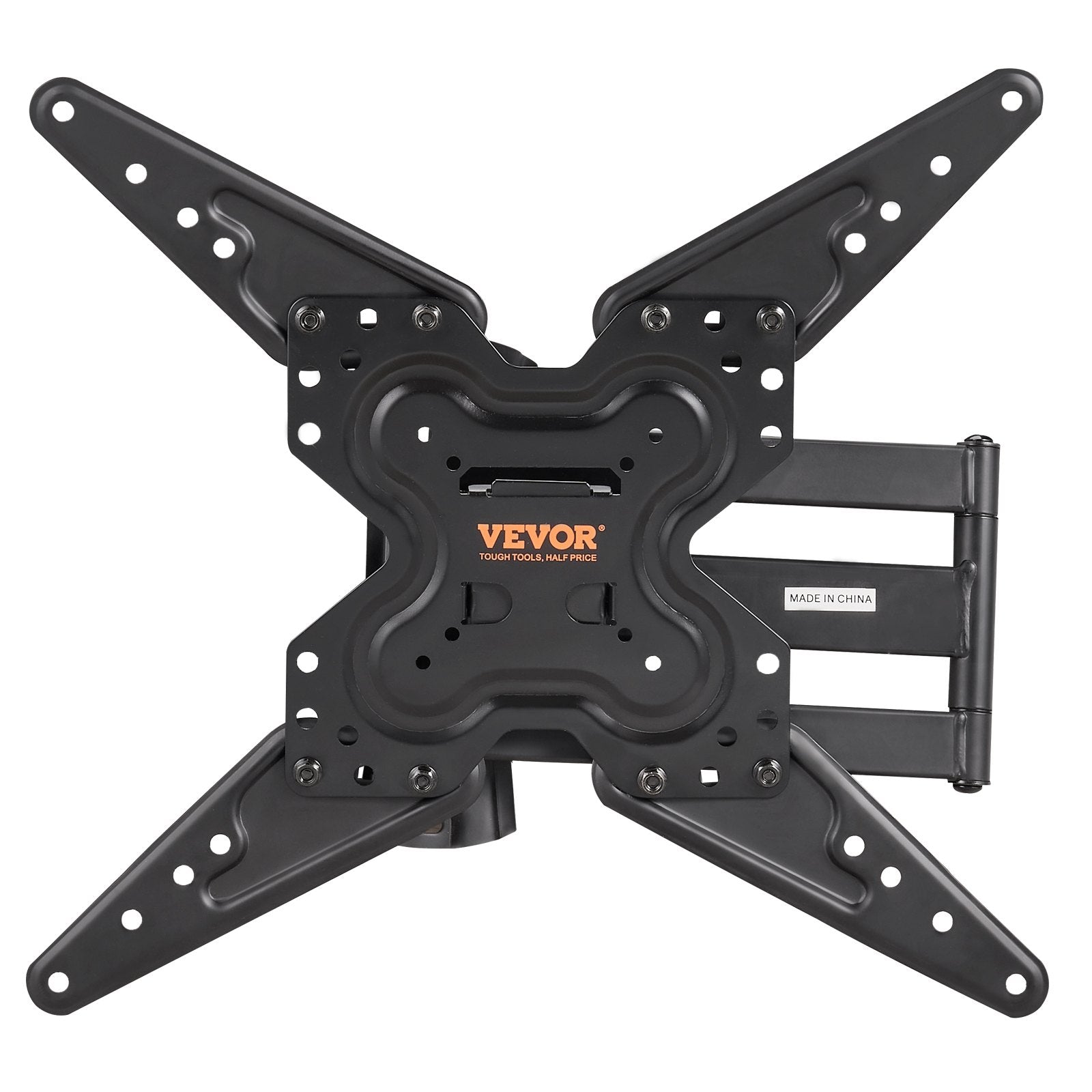 VEVOR Full Motion TV Mount Fits for Most 26-55 inch TVs, Swivel Tilt Horizontal Adjustment TV Wall Mount Bracket with Articulating Arm, Max VESA 400x400mm , Holds up to 99 lbs