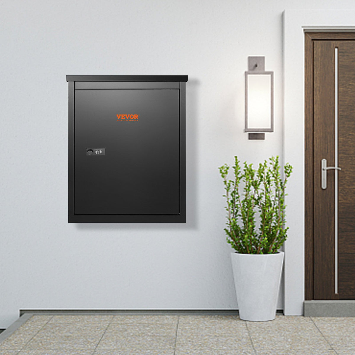 VEVOR Package Delivery Boxes for Outside 15.4" x 10.6" x 20.5" with Coded Lock