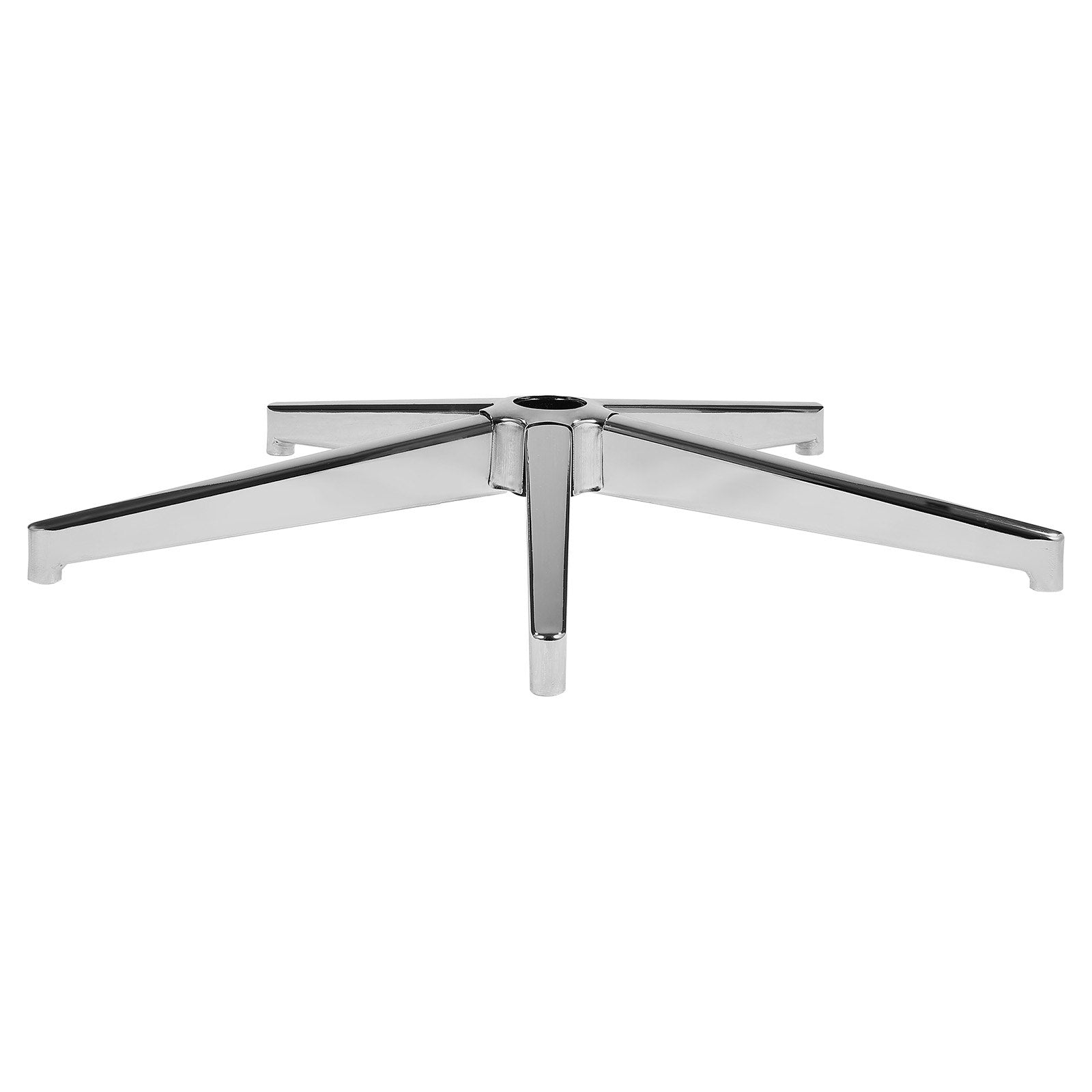 VEVOR Office Chair Base Replacement, 710 mm 1134 kg Static Load Capacity, Heavy Duty Universal Computer Desk Chair Stool Base Part with Reinforced Metal Legs, Desk Chair Base Replacement Parts, Silver