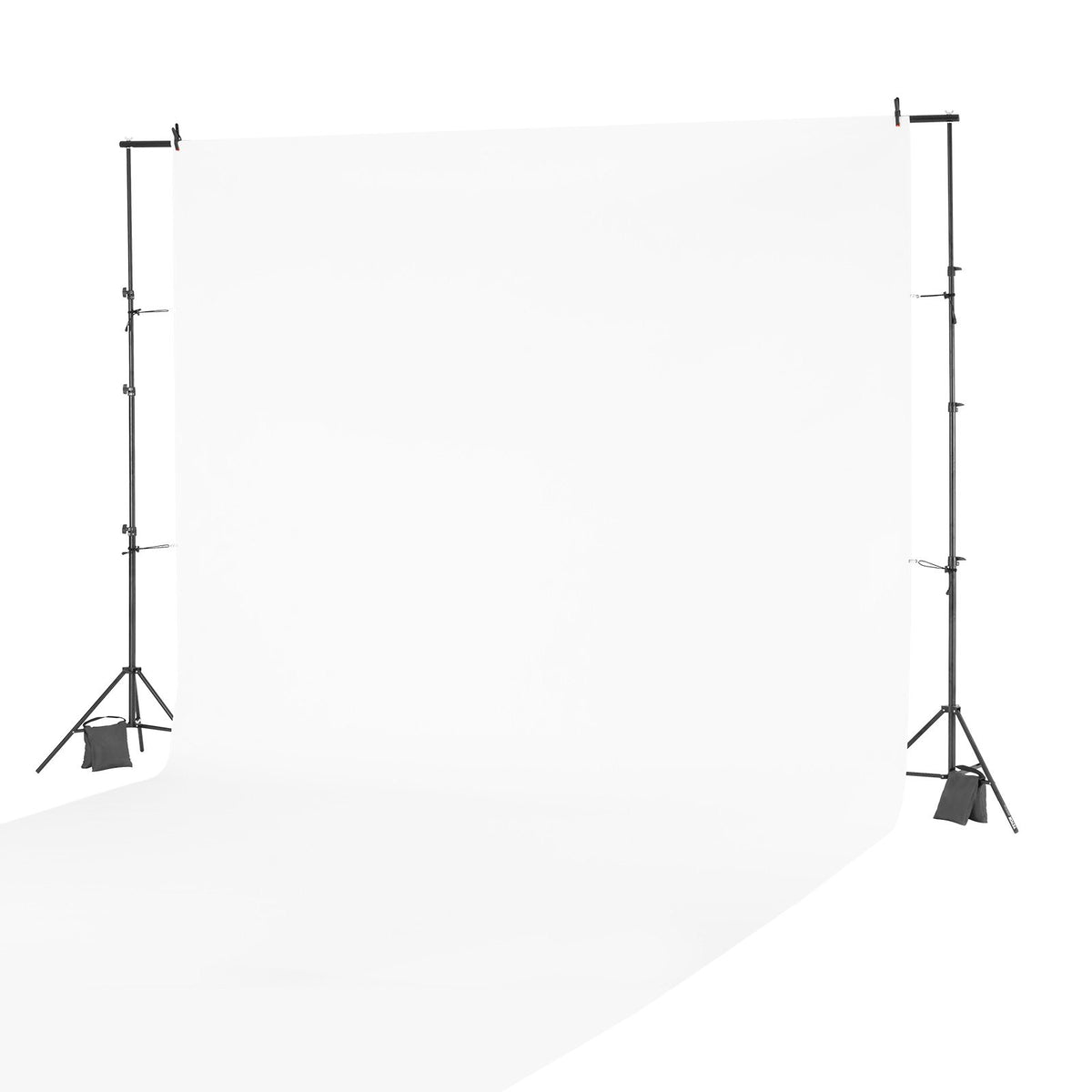 VEVOR Backdrop Stand, 298 x 300 cm Adjustable Photo Backdrop Stand Kit, Portable Background Backdrop Stand with 4 Crossbars, Heavy Duty Projector Screen Stand, for Wedding, Photo Video Studio & Party