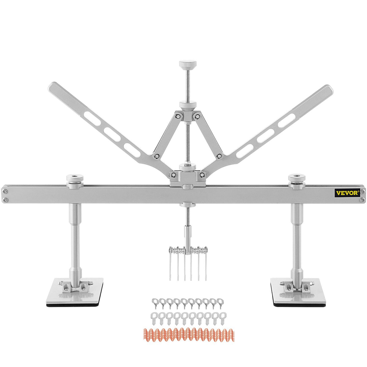 VEVOR Dent Pull Lever Bar Kit Fit for Both Aluminum and Steel Dent Pulling (43INCH/1100MM)