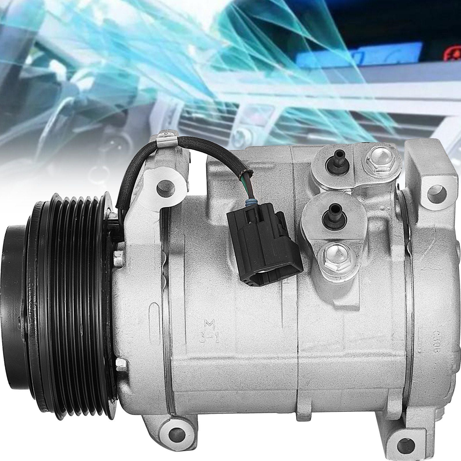A/C Compressor for 07-12 Chevrolet Traverse Gmc Arcadia Buick Enclave 3.6L