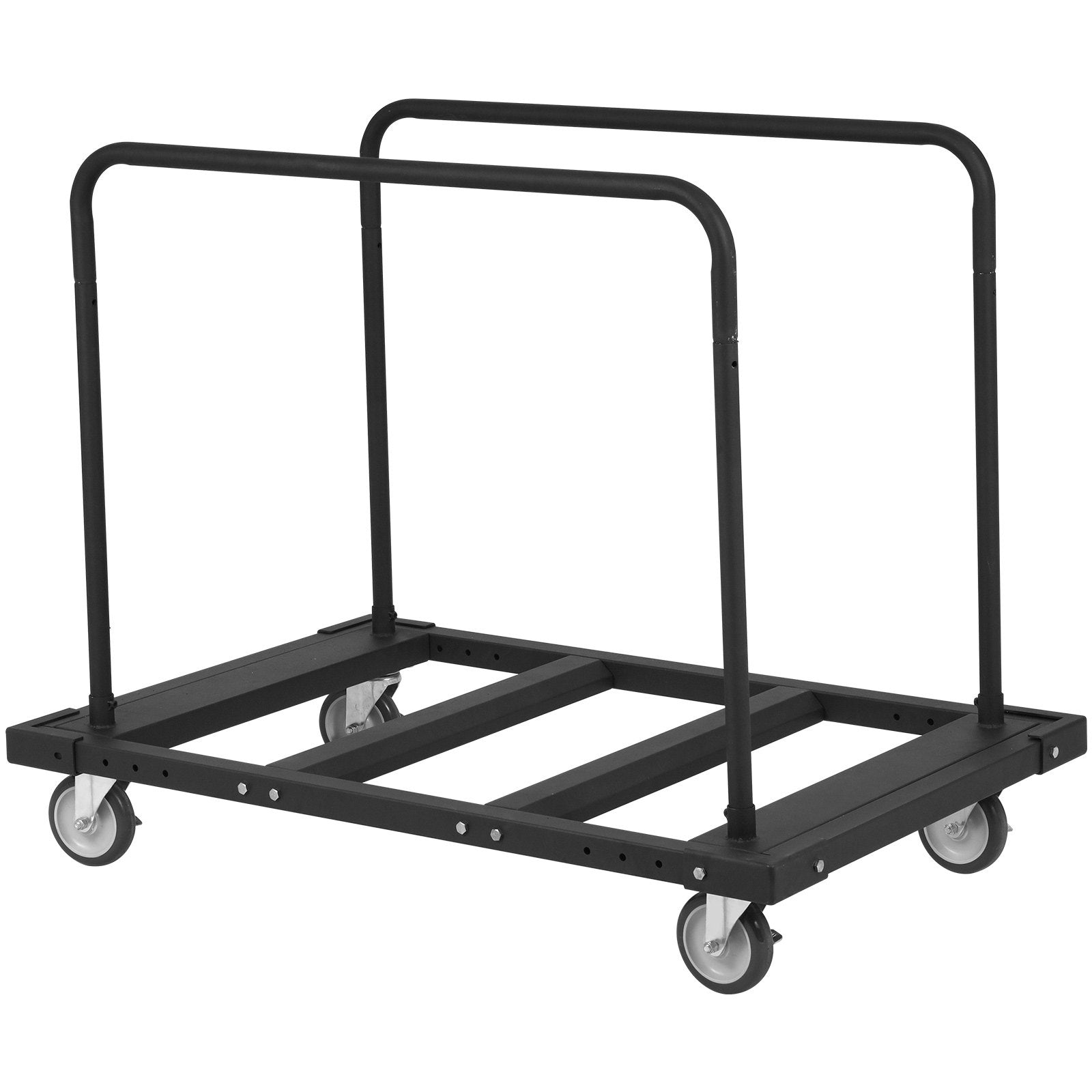 VEVOR Drywall Cart, 1800 LBS Panel Dolly Cart with 45.28" x 29.13" Deck and 5" Swivel Wheels, Heavy-Duty Drywall Sheet Cart, Handling Wall Panel, Sheetrock, Lumber, for Garage, Home, Warehouse