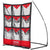 VEVOR 9 Hole Baseball Softball Pitching Net 9 Pocket Hitting Practice 49"x42"