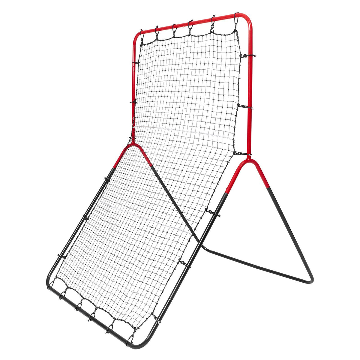 VEVOR Baseball And Softball Rebounder Net, 3 x 4.5 ft PitchBack Baseball Pitching Nest, 3-Way Baseball, Softball Pitchback Net, Fielding Trainer, Bounce Back Net for Fielding/Throwing Practice
