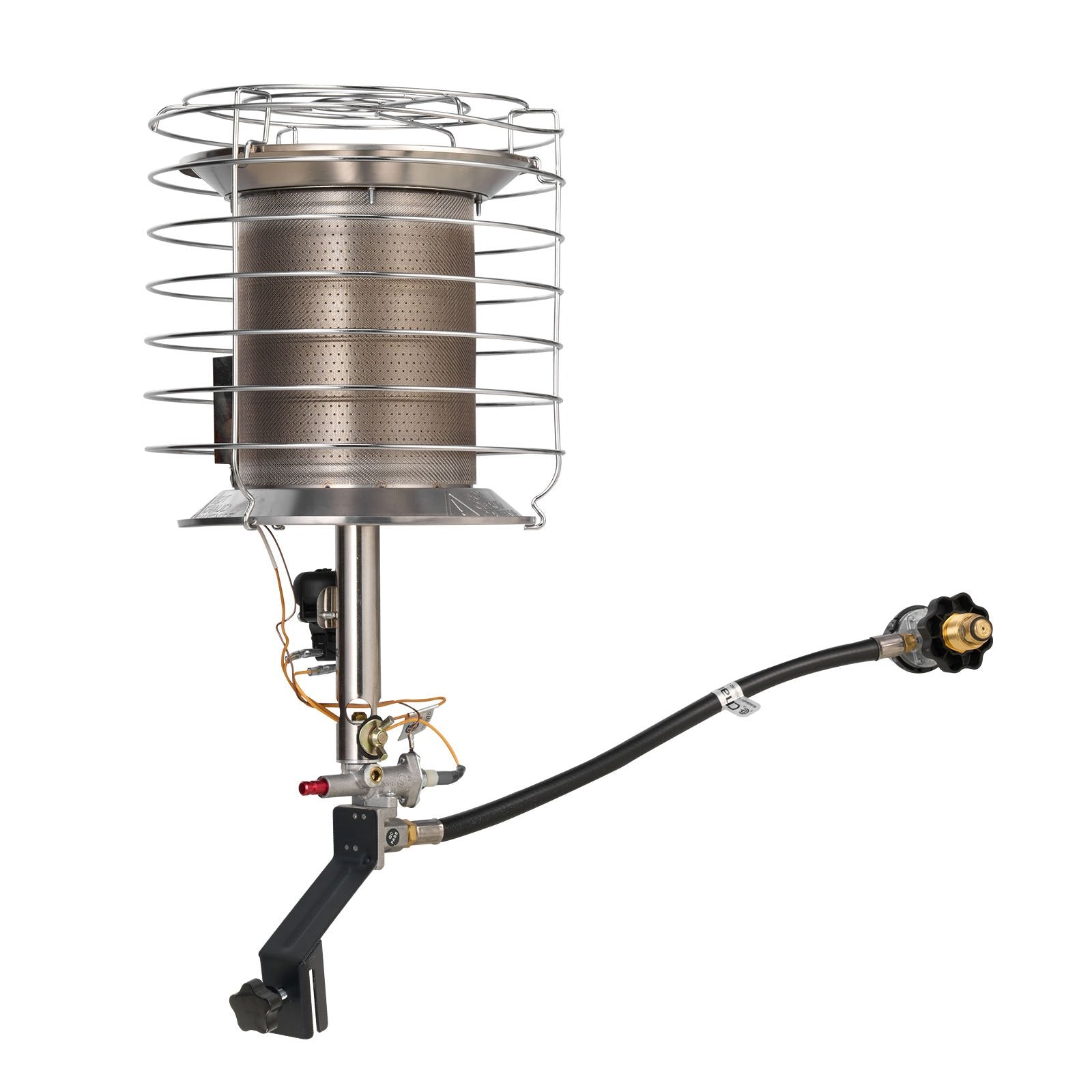 VEVOR Propane Tank Top Heater, 42000 BTU Rapid Heating 360-Degree Infrared Radiant Tank Top Gas Heater, Stepless Temperature Adjustment for Ice Fishing/ Hunting/Outdoor Work, Single Burner