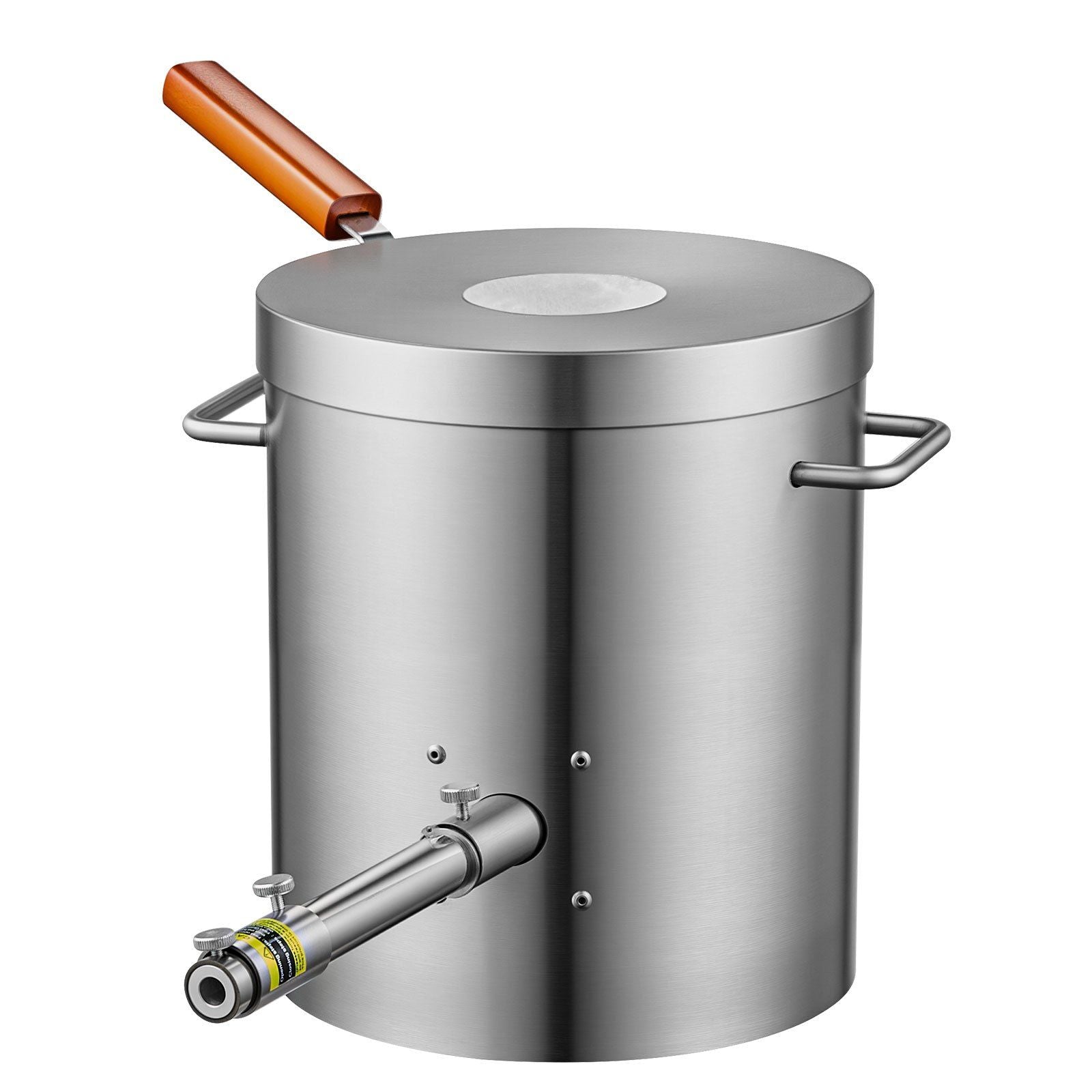 Propane Melting Furnace Kit, 8KG/18lbs Gas Metal Melting Furnace Kit, Foundry Home Kiln with Crucible, Tongs, Wooden Handle, Smelting Casting Tool for Gold Silver Copper Aluminum Metal Recycle