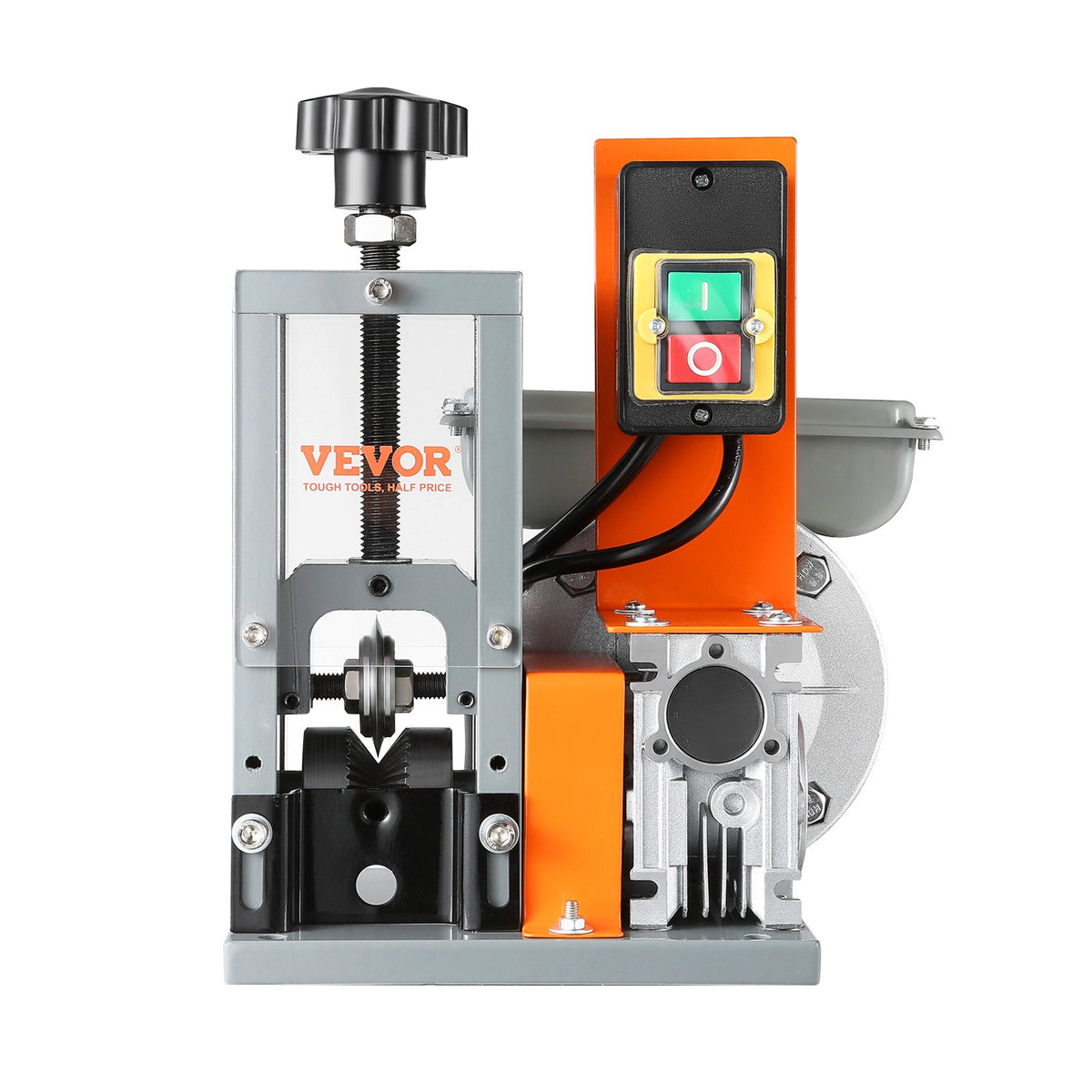 VEVOR Automatic Wire Stripping Machine, 0.06''-1.18'' Electric Motorized Cable Stripper, 180 W, 60 ft/min Wire Peeler with Visible Stripping Depth Reference, for Scrap Copper Recycling