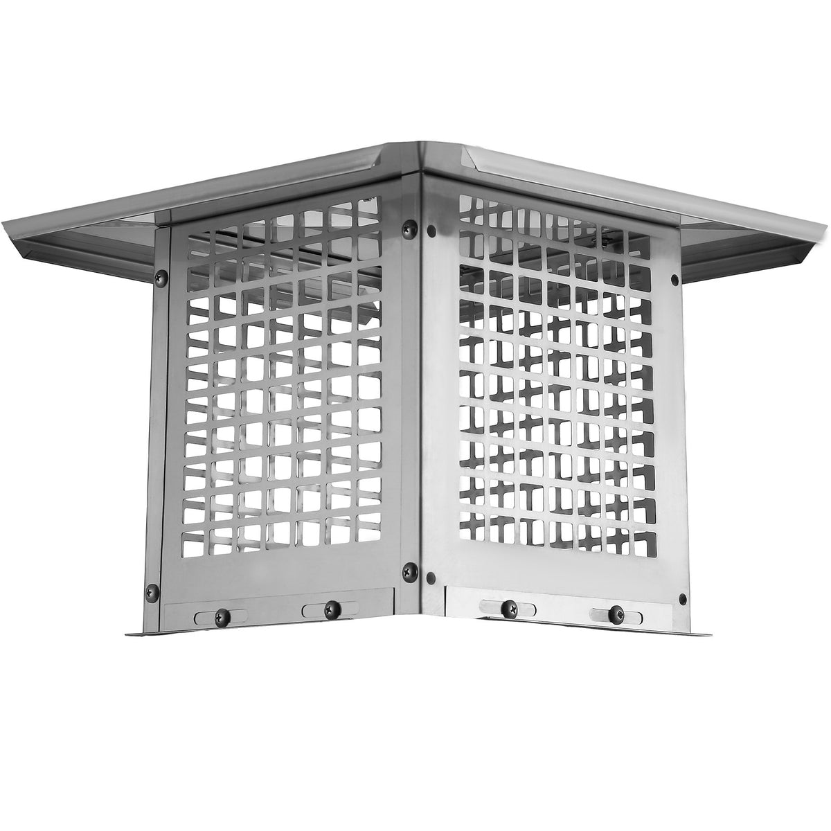 VEVOR Chimney Cap 9” x 9” 304Stainless Steel Fireplace Flue Caps Cover Mesh