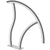 VEVOR Pool Handrail, 30" x 30" Swimming Pool Stair Rail, 2 PCs Stainless Steel Stair Pool Hand Rail Rated 375lbs Load Capacity, Pool Rail with Quick Mount Base Plate, and Complete Mounting Accessories