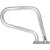 VEVOR Pool Rail 32x23 Pool Railing 304 Stainless Steel 250LBS Load Capacity Silver Rustproof Pool Handrail Humanized Swimming Pool Handrail with Blue Grip Cover & M8 Drill Bit & Self-Taping Screws