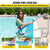 VEVOR Pool Rail 55x32 Pool Railing 304 Stainless Steel 250LBS Load Capacity Silver Rustproof Pool Handrail Humanized Swimming Pool Handrail with Blue Grip Cover & M8 Drill Bit & Self-Taping Screws