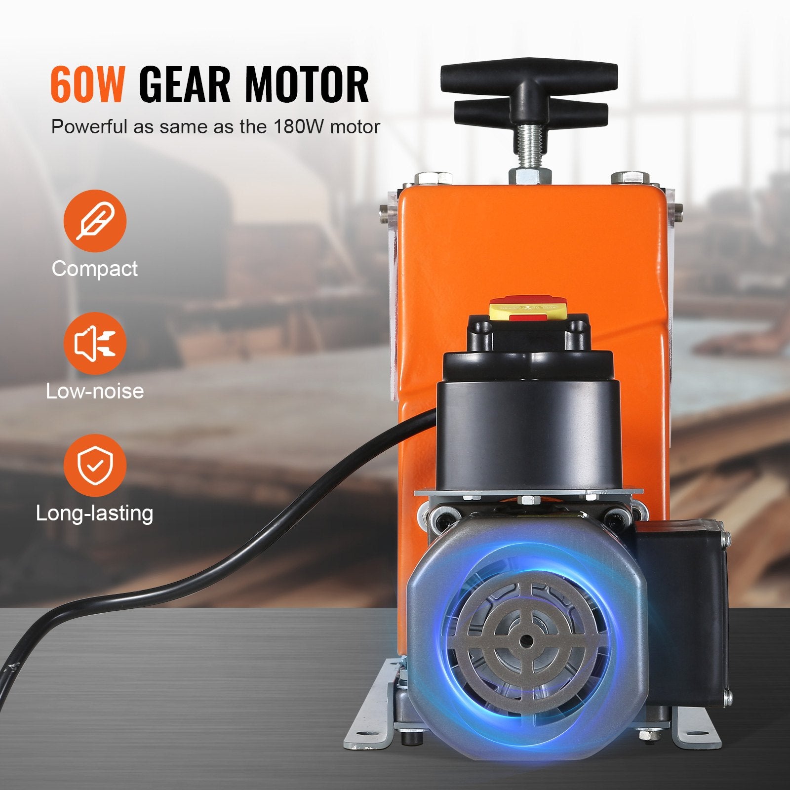VEVOR Electric Wire Stripping Machine Copper Cable Stripper 1.5-25 mm 60 W