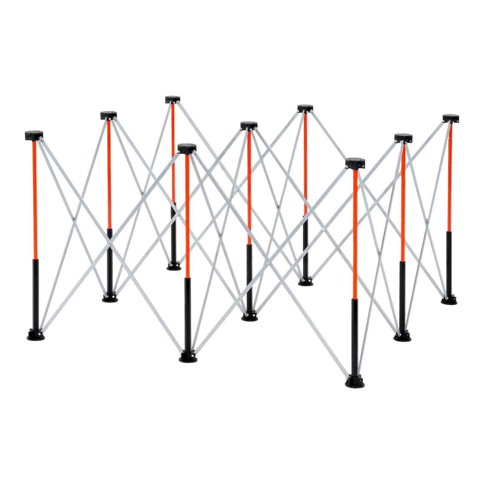 VEVOR Portable Folding Workstand, 1264 x 1264 mm Collapsible Workbench, 1589 kg Weight Capacity, No Assembly Foldable Work Stand with Storage Bag, Table Top NOT Included, for Garage Workshop Outdoor