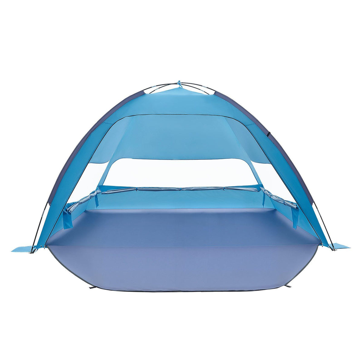 Beach Tent Sun Shelter for 6 Person, UPF 50+ Protection, Portable Sun Shade Canopy with Carrying Bag &amp; Sand Pockets, Lightweight and Easy Setup Beach Umbrella for Camping Fishing Outdoor Picnic