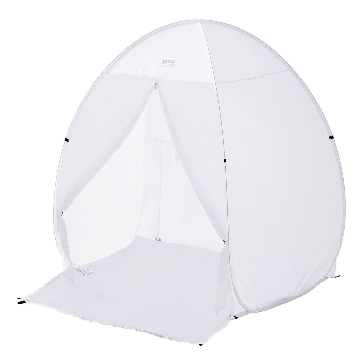 Spray Paint Shelter, 60 x 60 x 70 in Pop-Up Portable Spray Paint Tent with Built-In Floor, Exhaust Window and Storage Bag, Foldable Paint Booth for Furniture, DIY Hobby Tool Painting Station