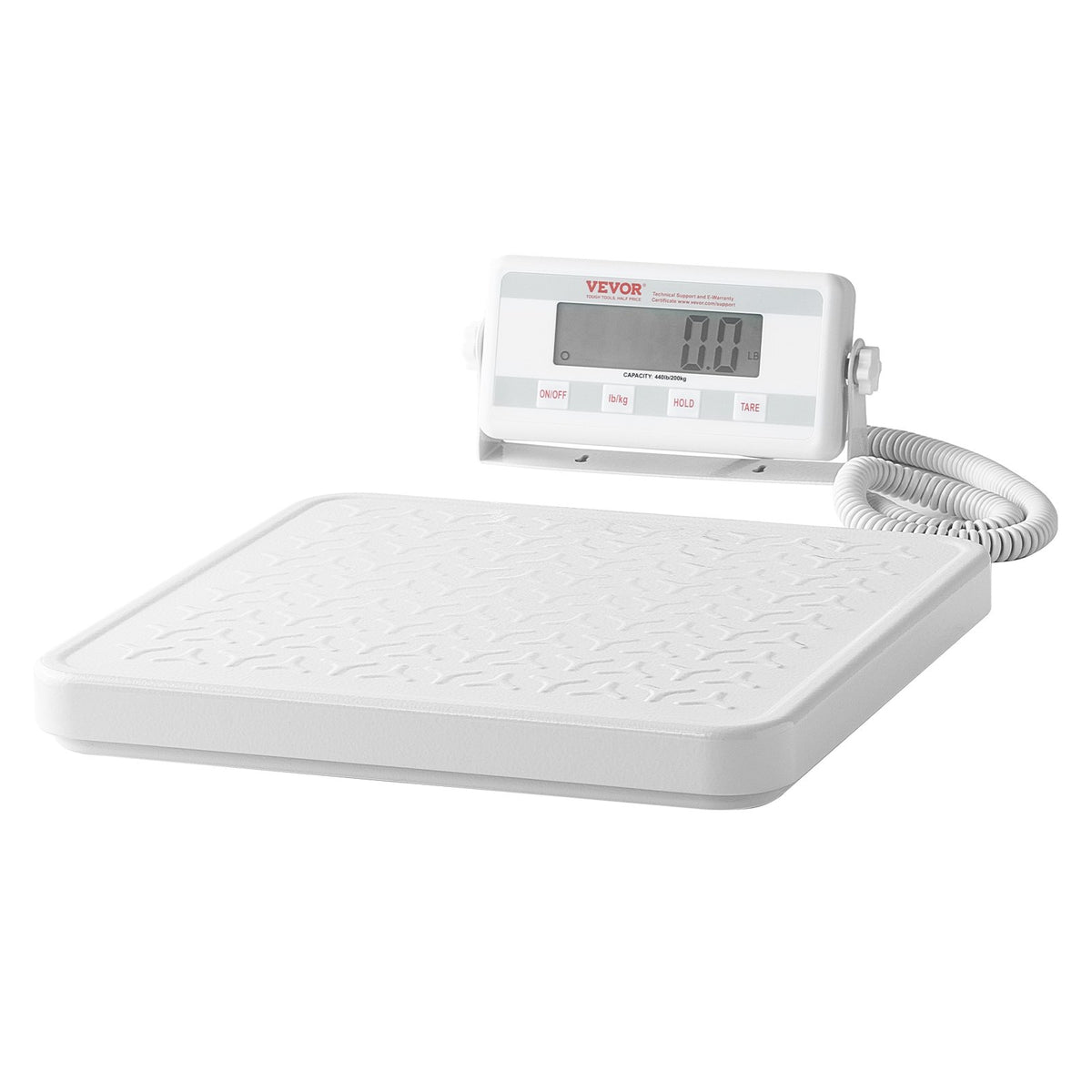 VEVOR Portable Medical Scale, Professional Digital Physician Scale for Weighing - with Anti-slip Platform, 2 Units, Hold &amp; Tare Function, 440LBS Capacity Physician Weight Scale for Gyms Homes Hospital