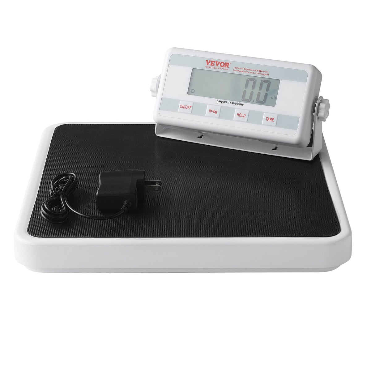 VEVOR Portable Medical Scale Digital Physician Weight Scale Anti-Slip Mat 550LBS