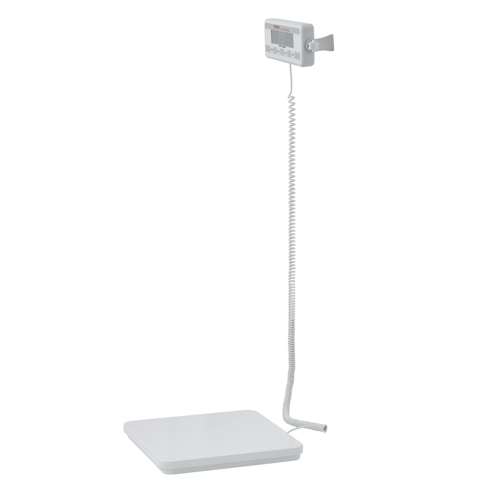 VEVOR Portable Medical Scale, Professional Physician Scale for Weighing - with Anti-slip Platform, 2 Units, Hold & Tare Function, Digital Physician Weight Scale for Gym Home Hospital, 440LBS Capacity