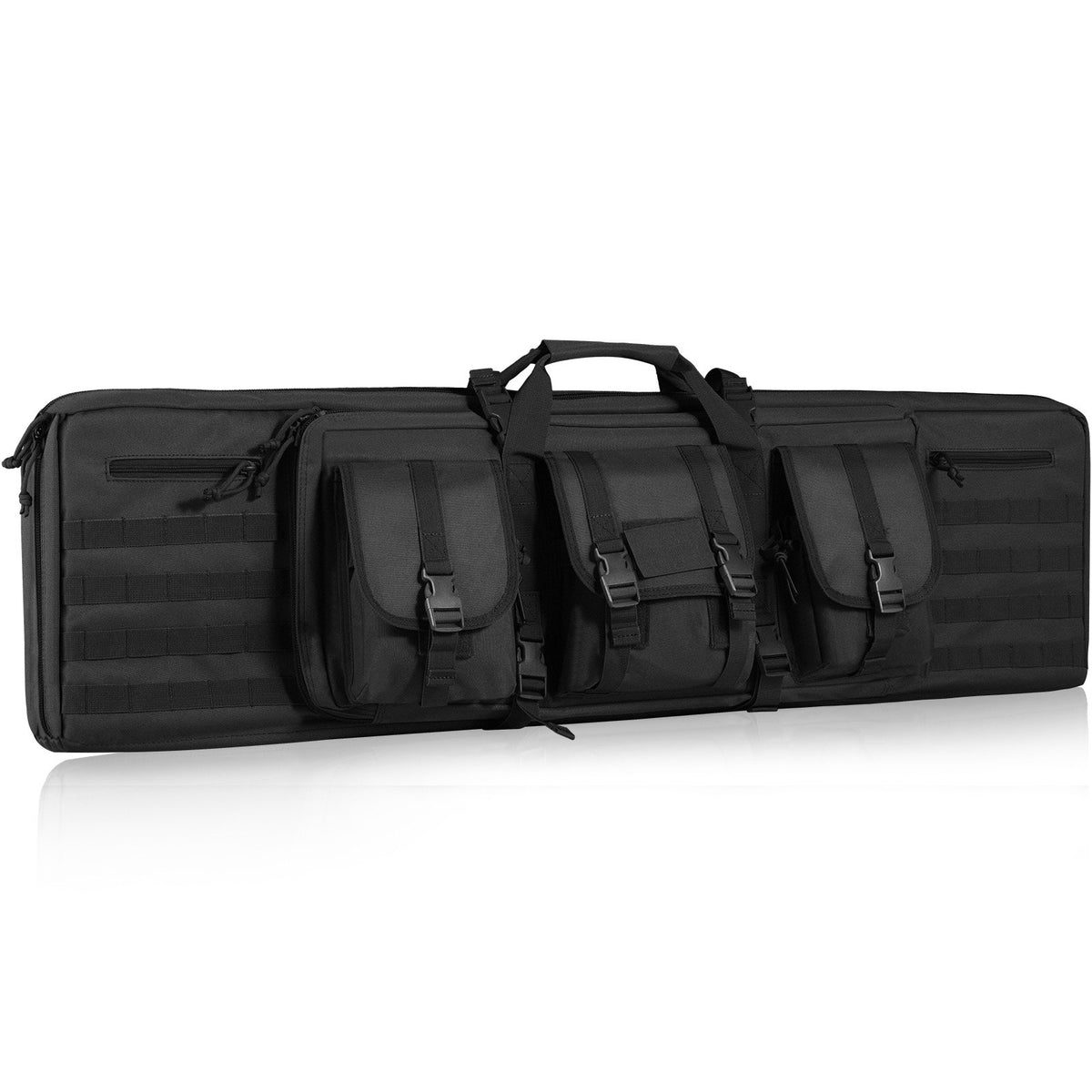 VEVOR Rifle Bag 42 inch Tactical Double Long Gun Bag for 2 Rifles &amp; 2 Pistols