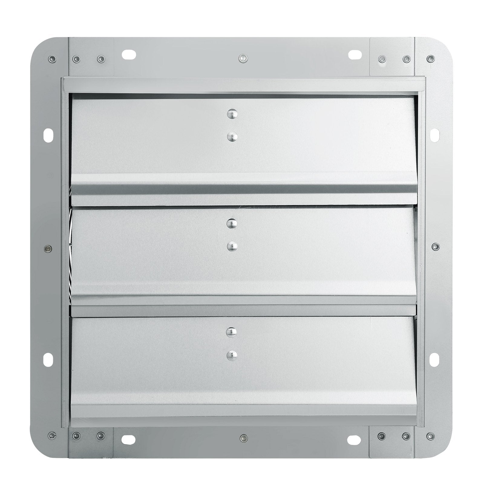 VEVOR Shutter Exhaust Fan, 254 mm High-speed 1400RPM 753 CFM, Aluminum Wall Mount Attic Fan with AC-motor, Ventilation and Cooling for Greenhouses, Garages, Sheds, Shops