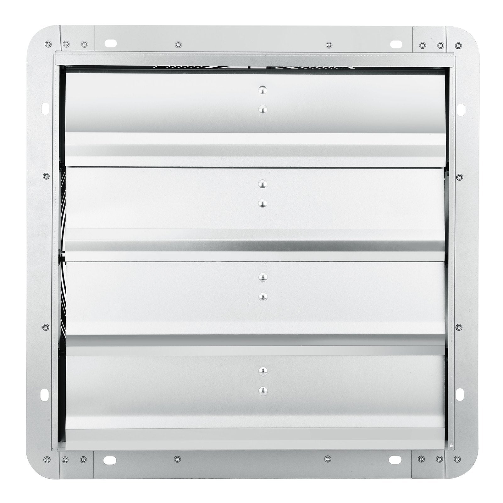 VEVOR Shutter Exhaust Fan, 406 mm High-speed 1400RPM 1506 CFM, Aluminum Wall Mount Attic Fan with AC-motor, Ventilation and Cooling for Greenhouses, Garages, Sheds, Shops