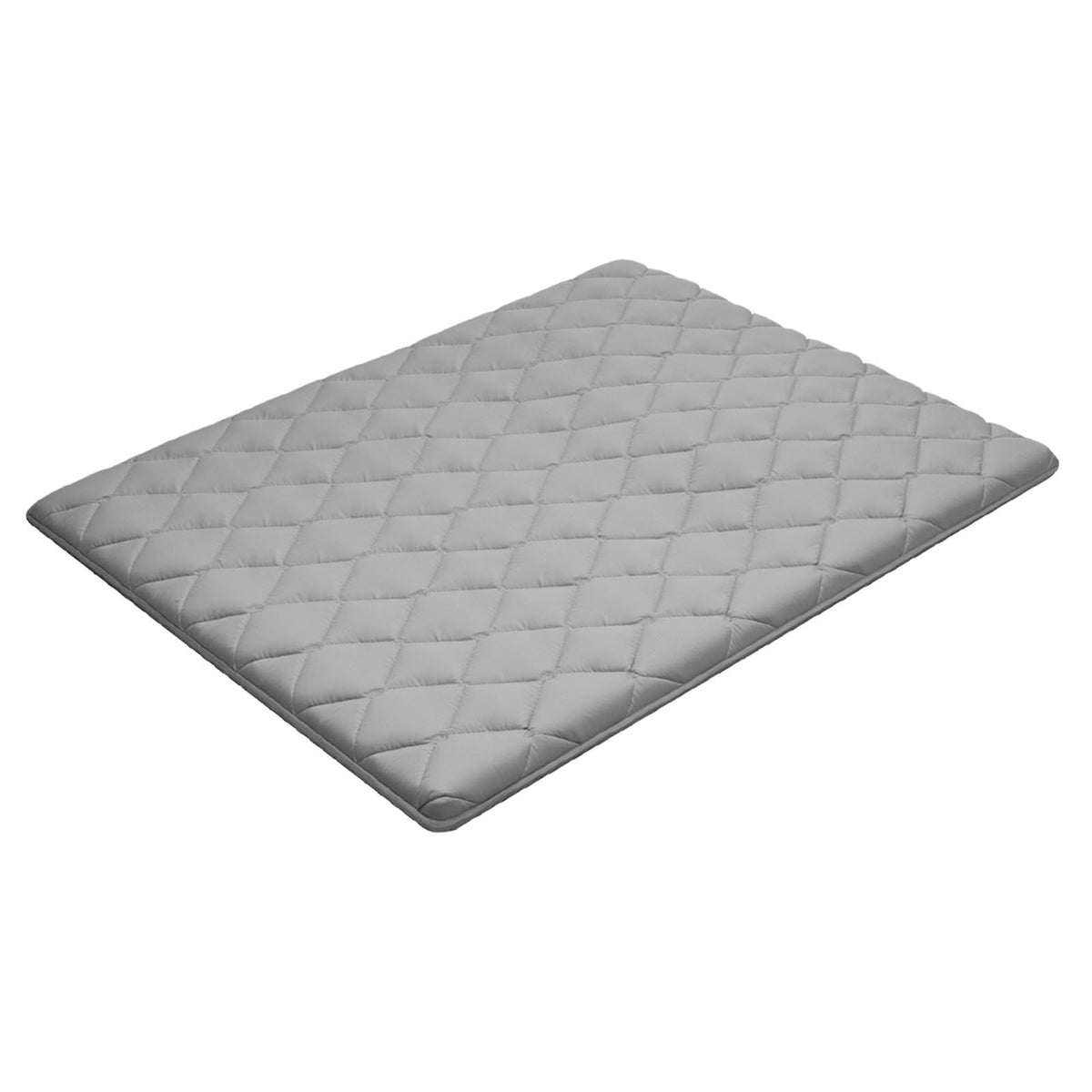 Japanese Tatami Mat, Queen Size Foldable Japanese Tatami Mattress, Futon Mattress with Storage Bag &amp; Fastener, 9-Layer Floor Mat for Sleeping, Dorm, Meditation, Yoga, 2032 x 1524 x 63.5 mm, Gray