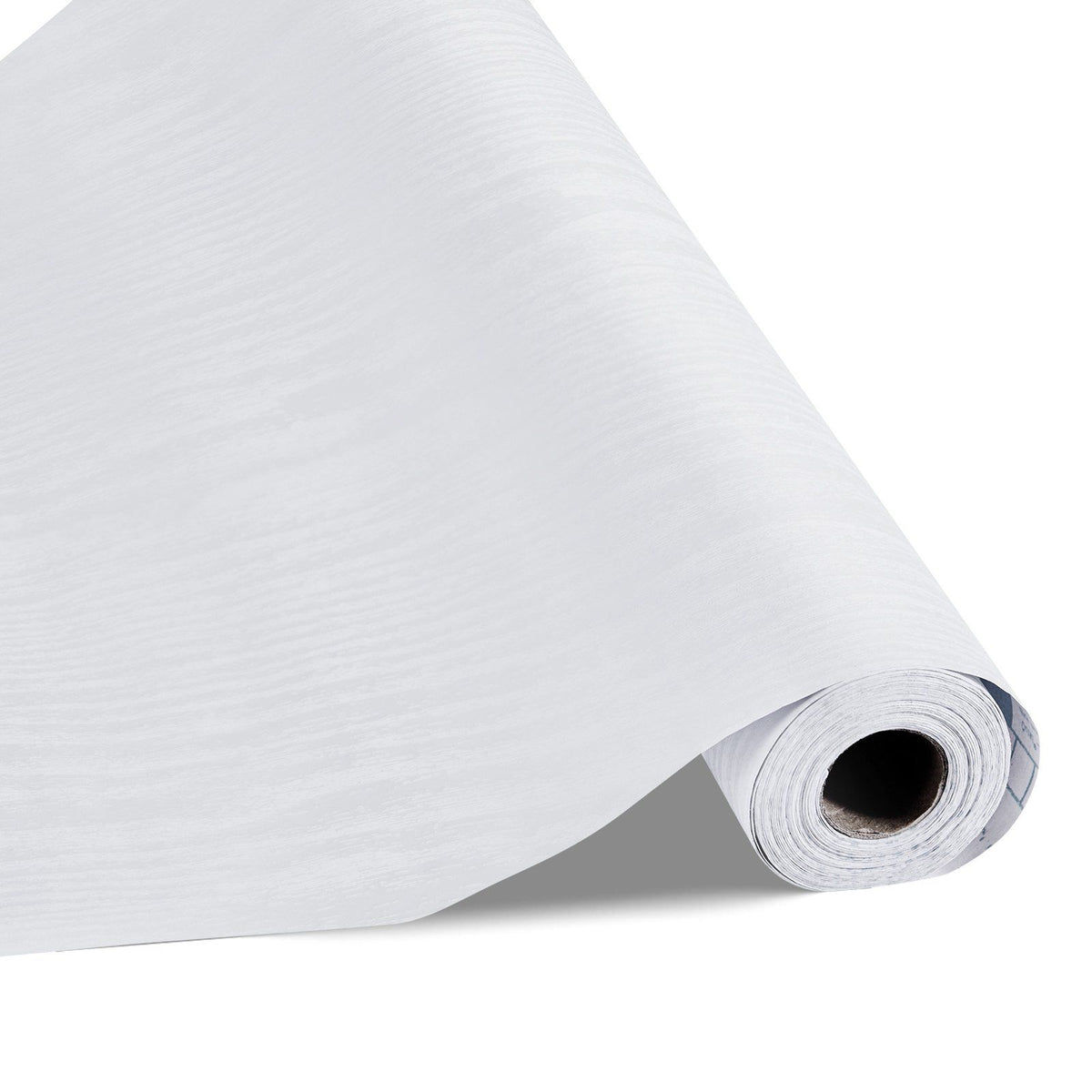 Peel and Stick Wallpaper, 45cm x 10m Contact Paper White Wood Grain Waterpoof Self Adhesive, Easy to Clean &amp; Peel Wall Decorative Vinyl Roll for Bedroom Kitchen Office Bathroom Desk