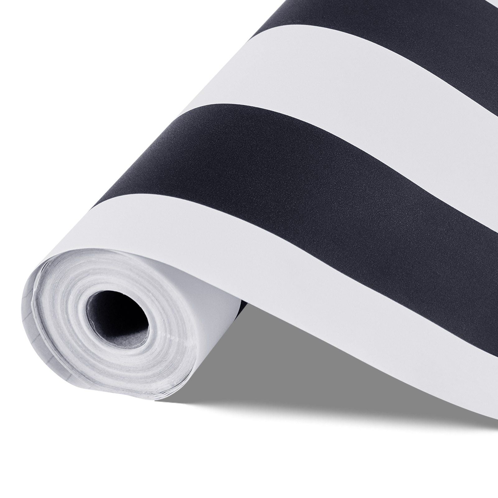 Peel and Stick Wallpaper, 45cm x 15m Contact Paper Black White Modern Geometric Waterpoof Self Adhesive, Easy to Clean Wall Decorative Vinyl Roll for Bedroom Kitchen Office Bathroom