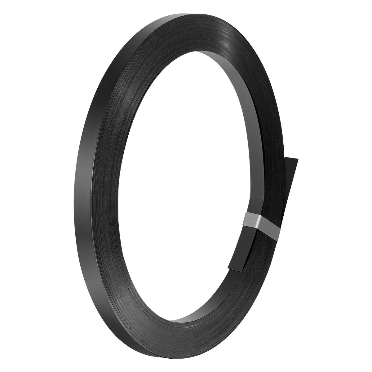 Steel Strapping Coil, 19 mm x 0.55 mm x 91 m, Metal Strapping Banding Roll Withstands Harsh Environment, 775.6 kg Break Strength, Heavy Duty Banding Pallet Strap Coil for Pallet Packing
