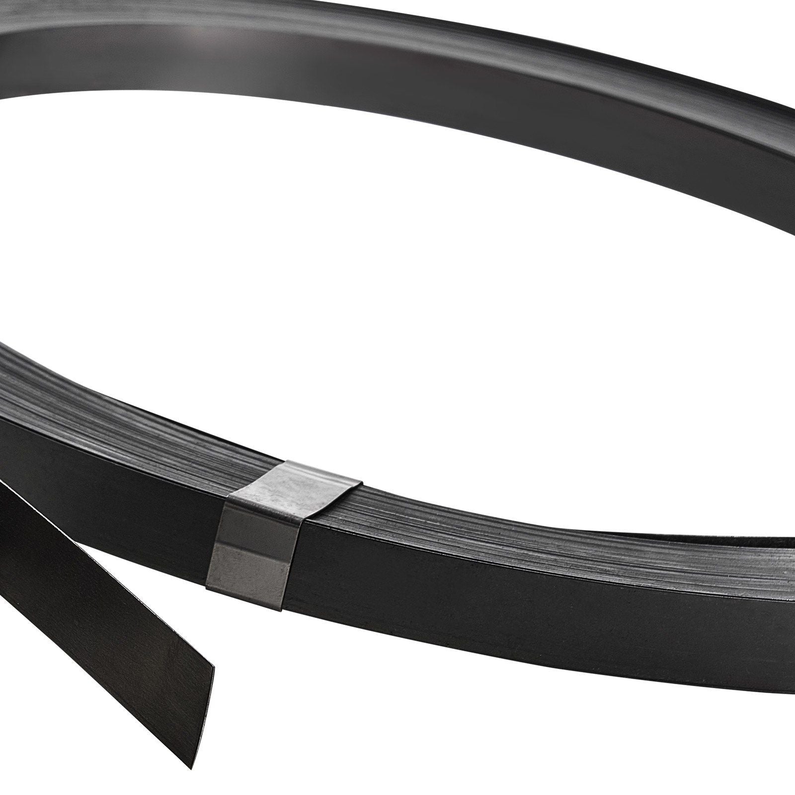 Steel Strapping Coil, 19 mm x 0.55 mm x 91 m, Metal Strapping Banding Roll Withstands Harsh Environment, 775.6 kg Break Strength, Heavy Duty Banding Pallet Strap Coil for Pallet Packing