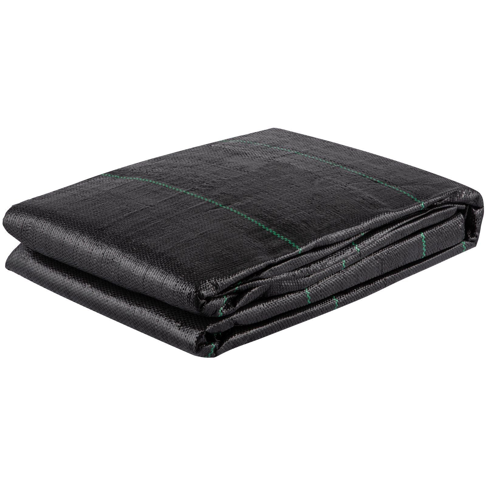 Geotextile Fabric, 3.8 x 15.2 m 3.5oz Woven PP Driveway Drain Cloth with 600lbs Tensile Strength, Heavy Duty Underlayment for Soil Stabilization, Landscaping, Weed Barrier,