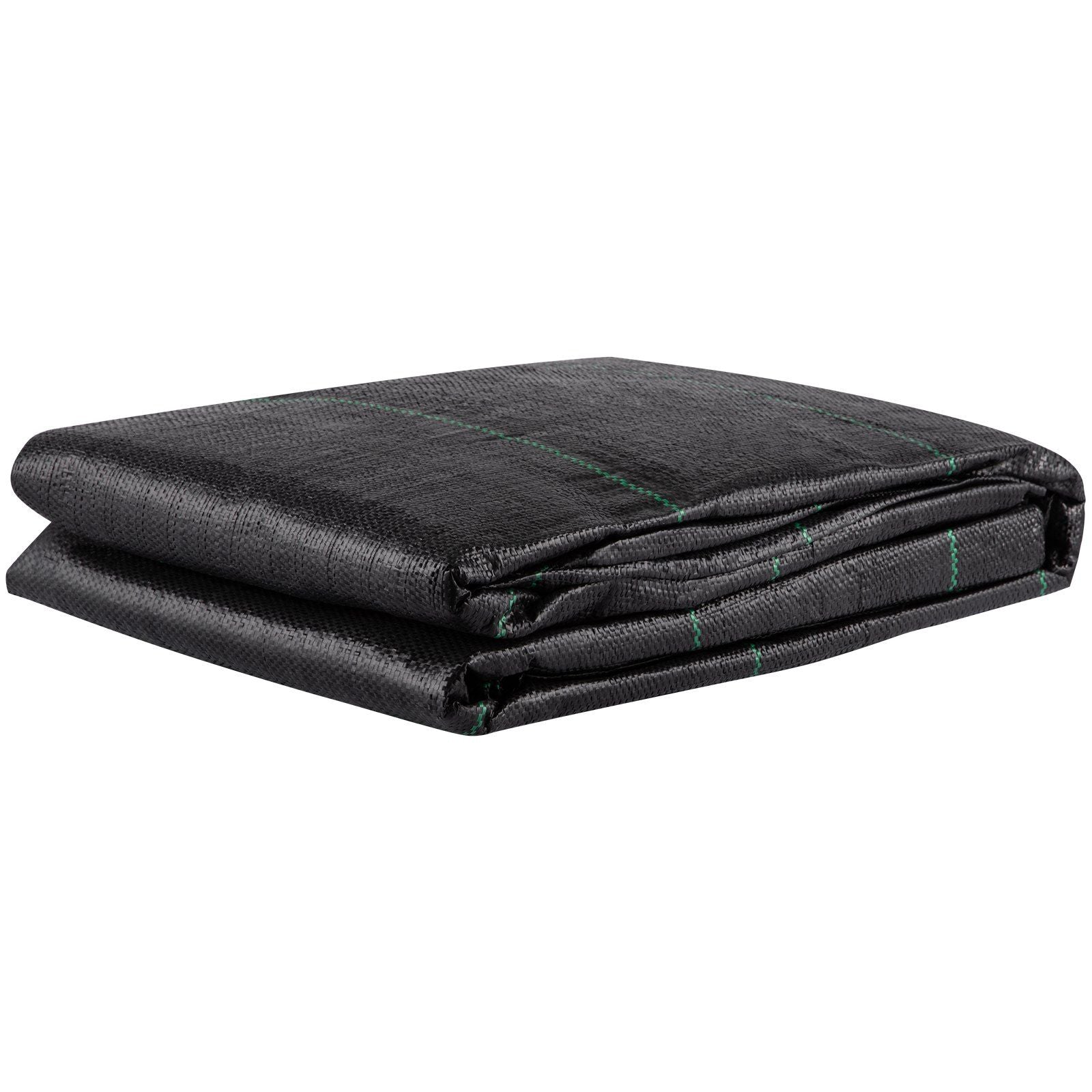 Geotextile Fabric, 3.8 x 15.2 m 3.5oz Woven PP Driveway Drain Cloth with 600lbs Tensile Strength, Heavy Duty Underlayment for Soil Stabilization, Landscaping, Weed Barrier,
