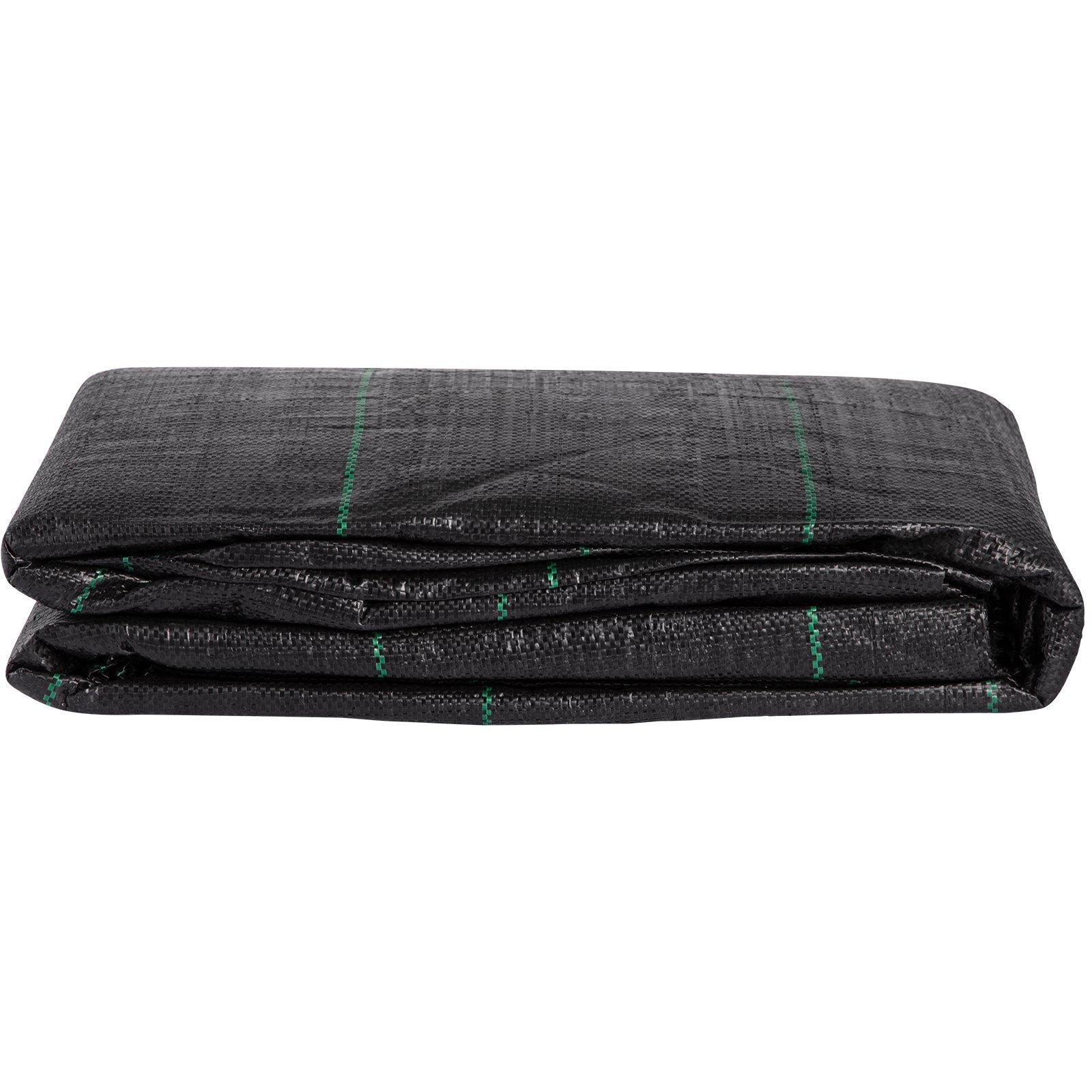 Geotextile Fabric, 3.8 x 15.2 m 3.5oz Woven PP Driveway Drain Cloth with 600lbs Tensile Strength, Heavy Duty Underlayment for Soil Stabilization, Landscaping, Weed Barrier,