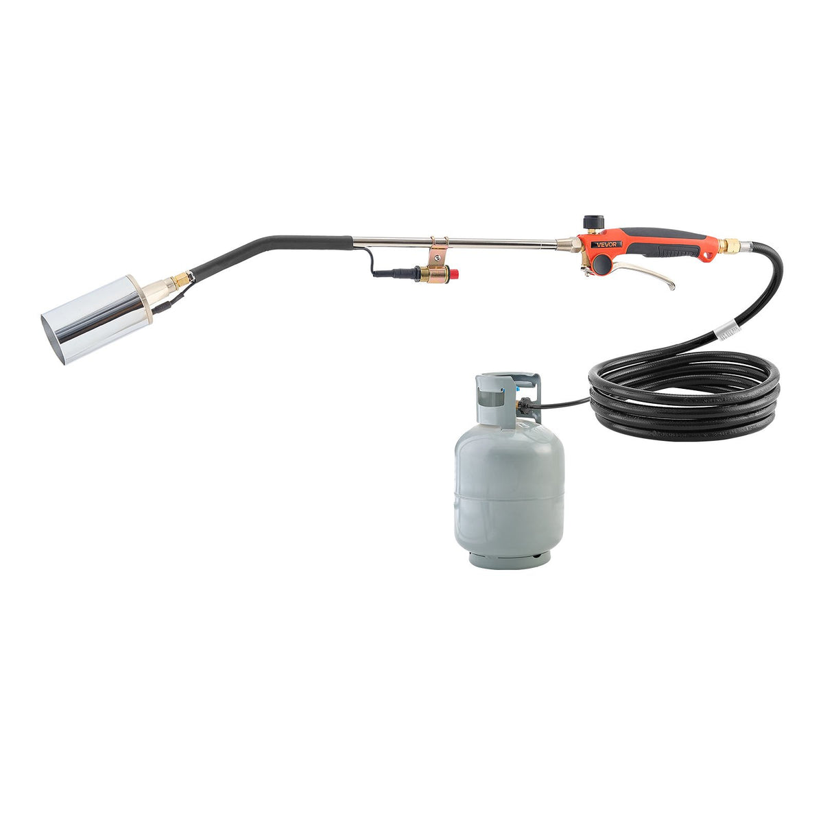VEVOR Propane Weed Torch Burner Ice Snow Melter 2400000 BTU 3 m Hose Portable