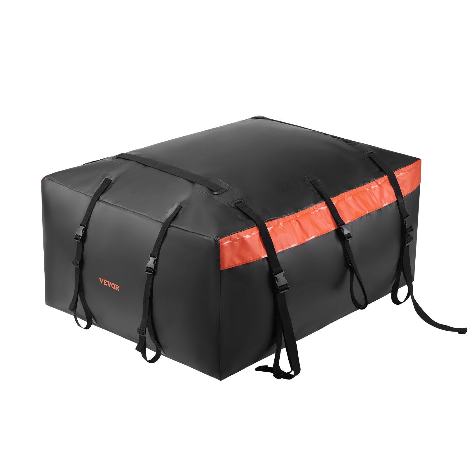 Car Rooftop Cargo Carrier Bag, 23 Cubic Feet Roof Cargo Carrier, Heavy Duty 840D PVC 100% Waterproof Car Roof Luggage Bag for All Vehicle with/without Rack- with Lock, Anti-Slip Mat, 6 Door Hook