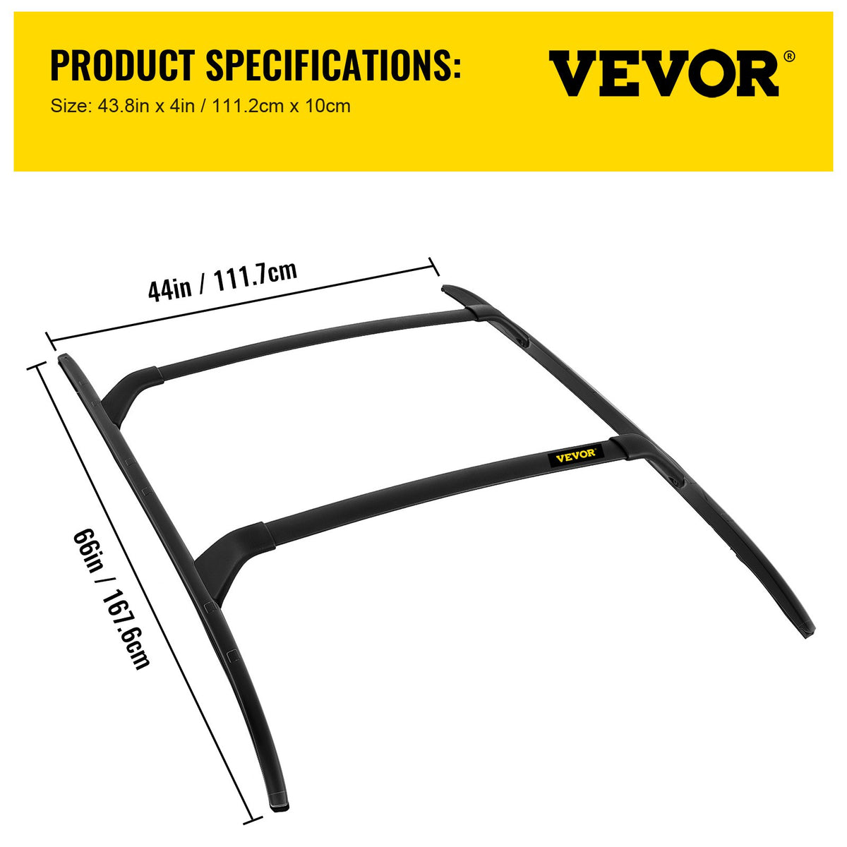VEVOR Roof Rack Compatible with Mazda CX-5 CX5 2017 2018 2019 2021 4PCS Roof Rack Rail Cross Bar Crossbar