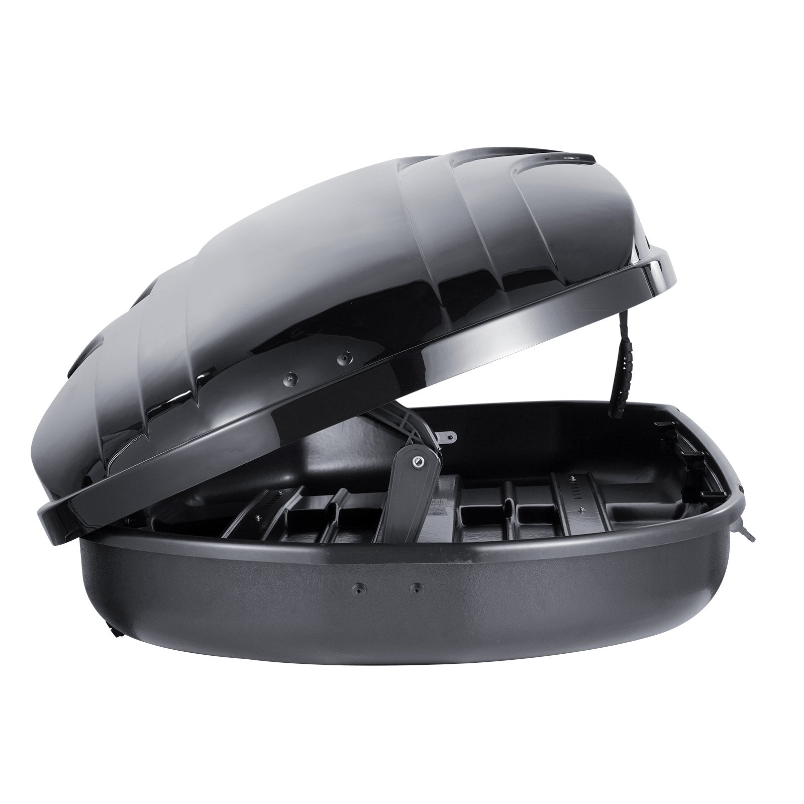 VEVOR Rooftop Cargo Carrier 340 L Luggage Storage Box ABS for SUVs Cars