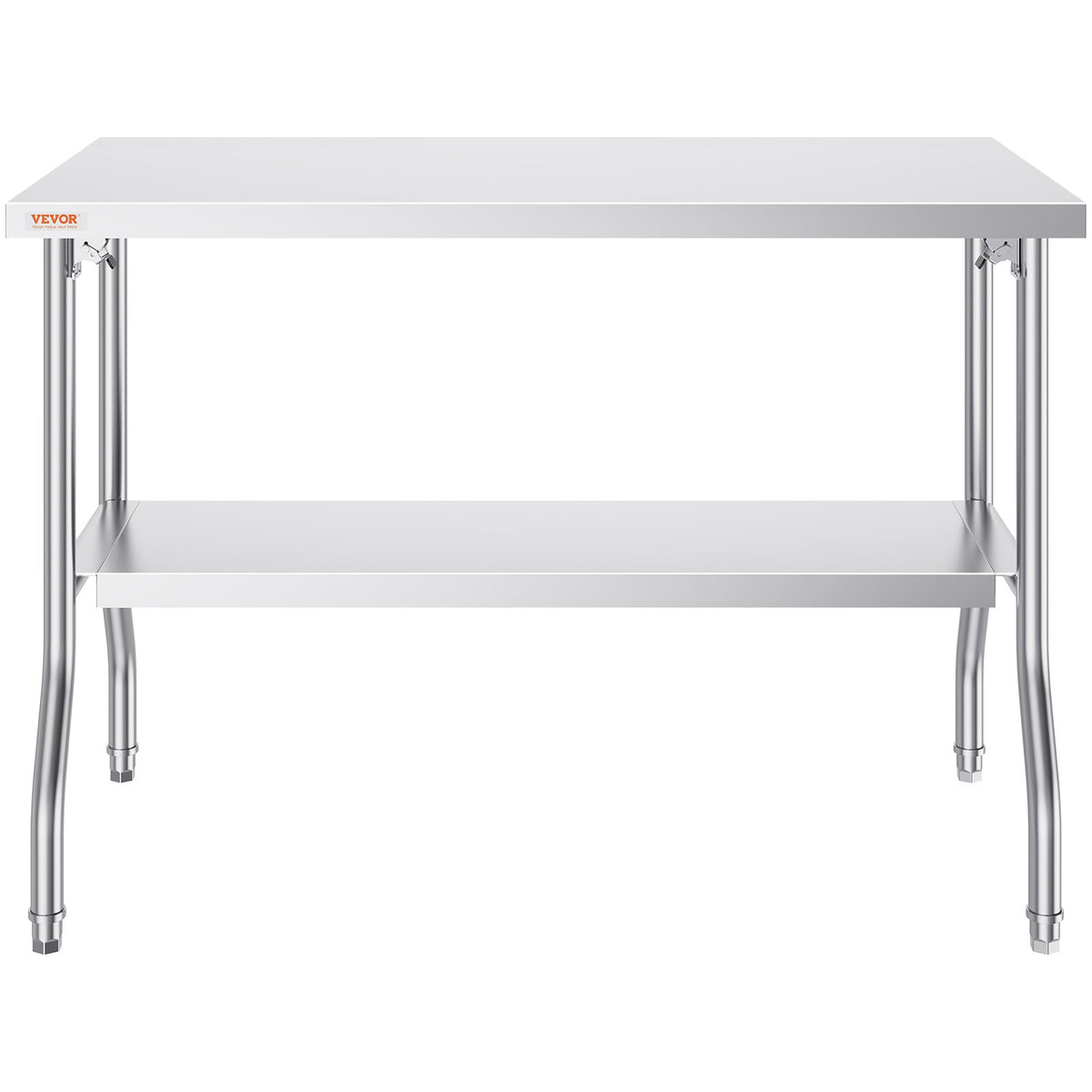 VEVOR Commercial Worktable Workstation Folding Commercial Prep Table 1220x610 mm