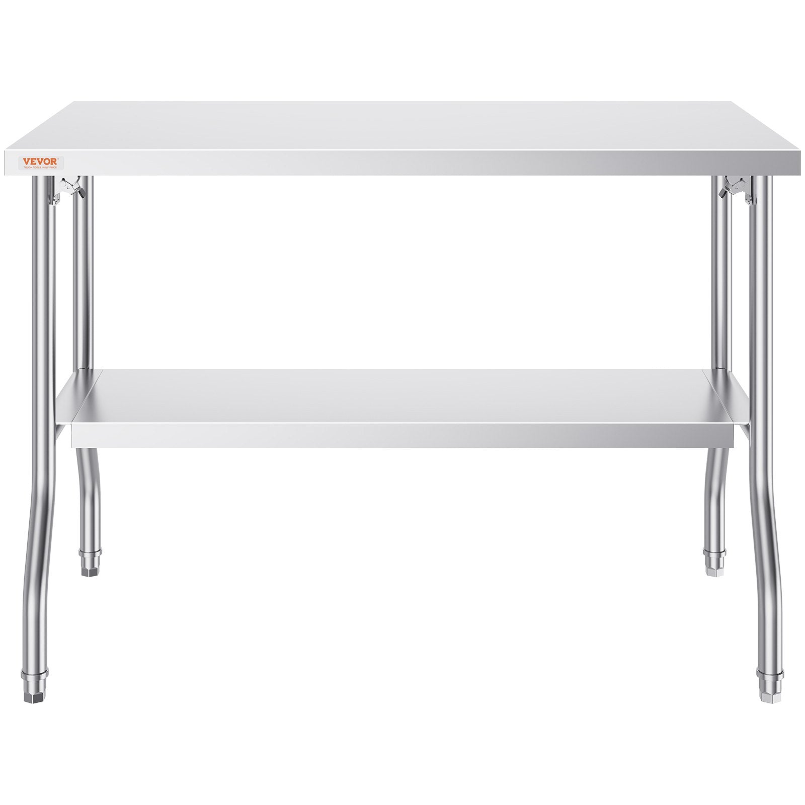 VEVOR Commercial Worktable Workstation Folding Commercial Prep Table 1220x610 mm