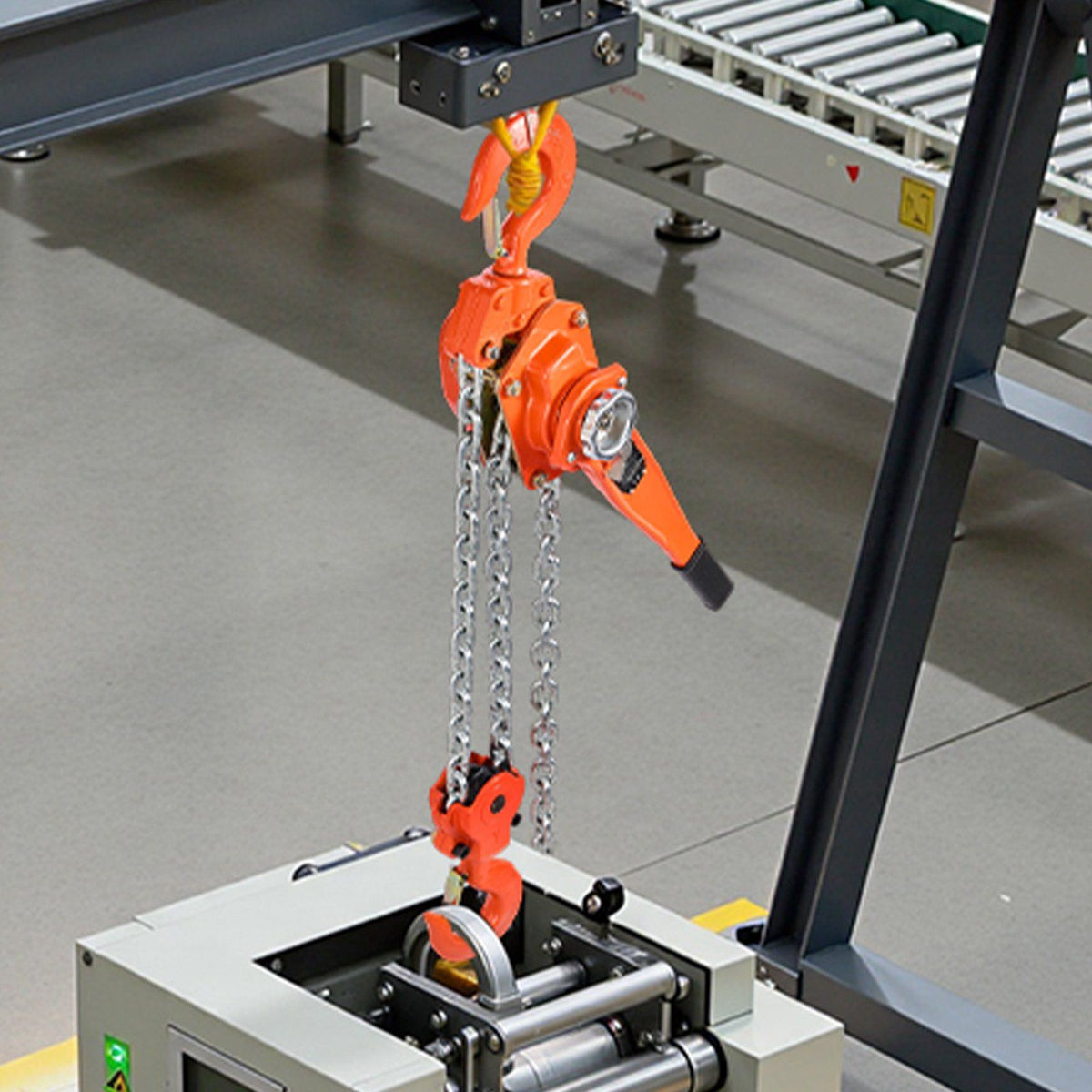 Manual Lever Chain Hoist, 6T 6000KG Capacity Heavy Duty Come Along, 6M Lift G80 Alloy Steel Chain With Dual Pawl Mechanical Brake, 360° Rotating Hooks, for Warehouse Construction Garage