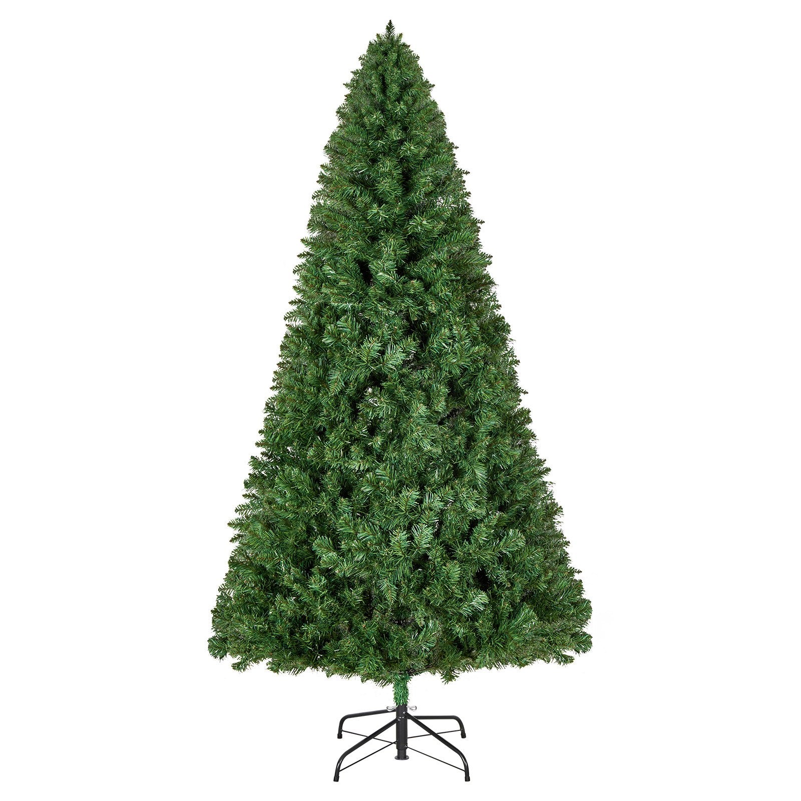 VEVOR Christmas Tree, 1.8m Artificial Xmas Tree, Full Holiday Decor Trees with 1250 Branch Tips & Sturdy Metal Base for Home Party Office Decoration
