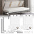 VEVOR DIY Murphy Bed Springs Mechanism Hardware Kit Horizontal for Twin Size Bed