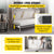 VEVOR DIY Murphy Bed Springs Mechanism Hardware Kit Horizontal for Twin Size Bed