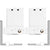VEVOR DIY Murphy Bed Springs Mechanism Hardware Kit Horizontal for Twin Size Bed