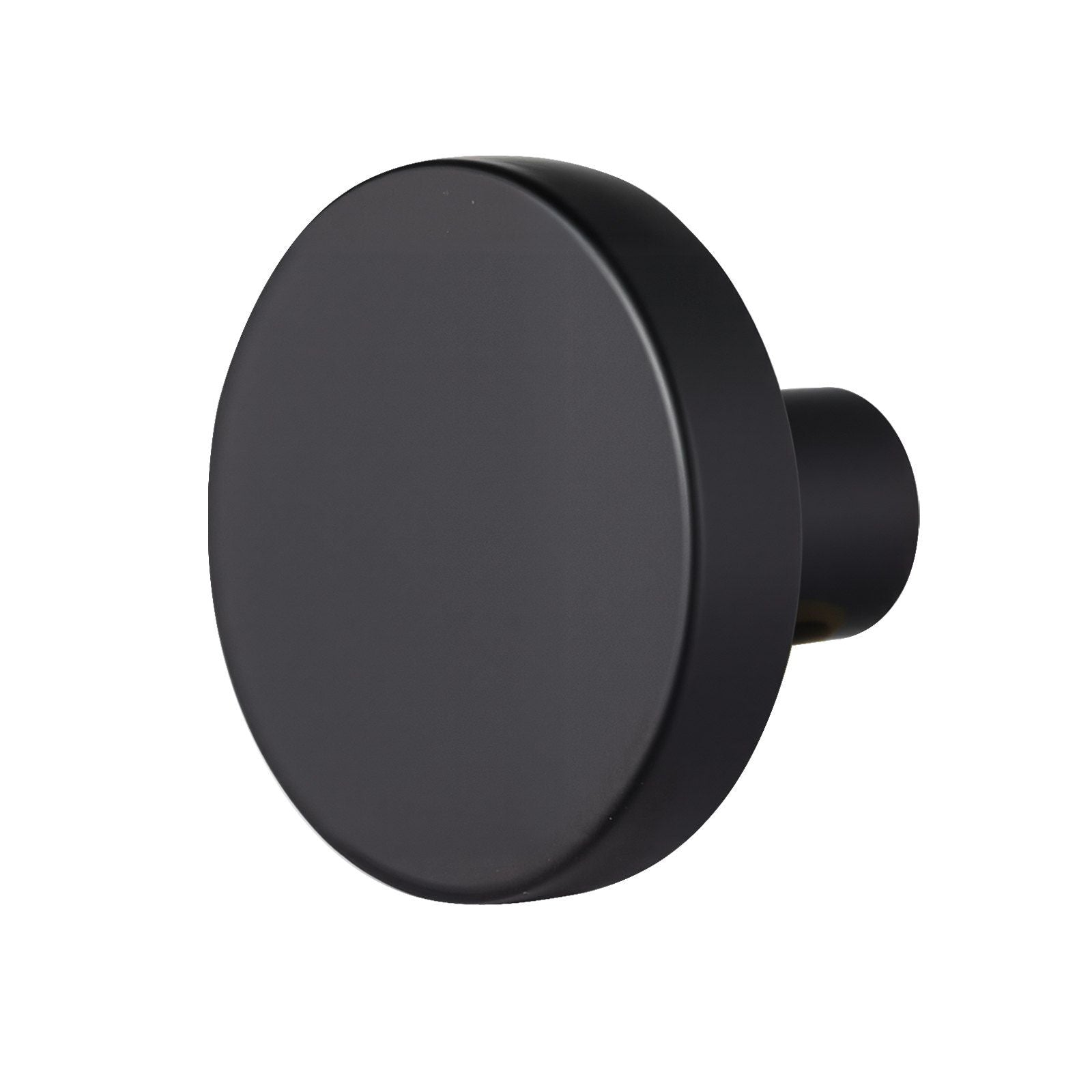 Cabinet Knobs, 10 Pack, 32 mm Black Zinc Alloy Drawer Pulls & Door Handles, Mushroom Kitchen Solid Knobs Dresser Handles, Cupboard Hardware with Screws for Bathroom Closet Cabinets and Drawers