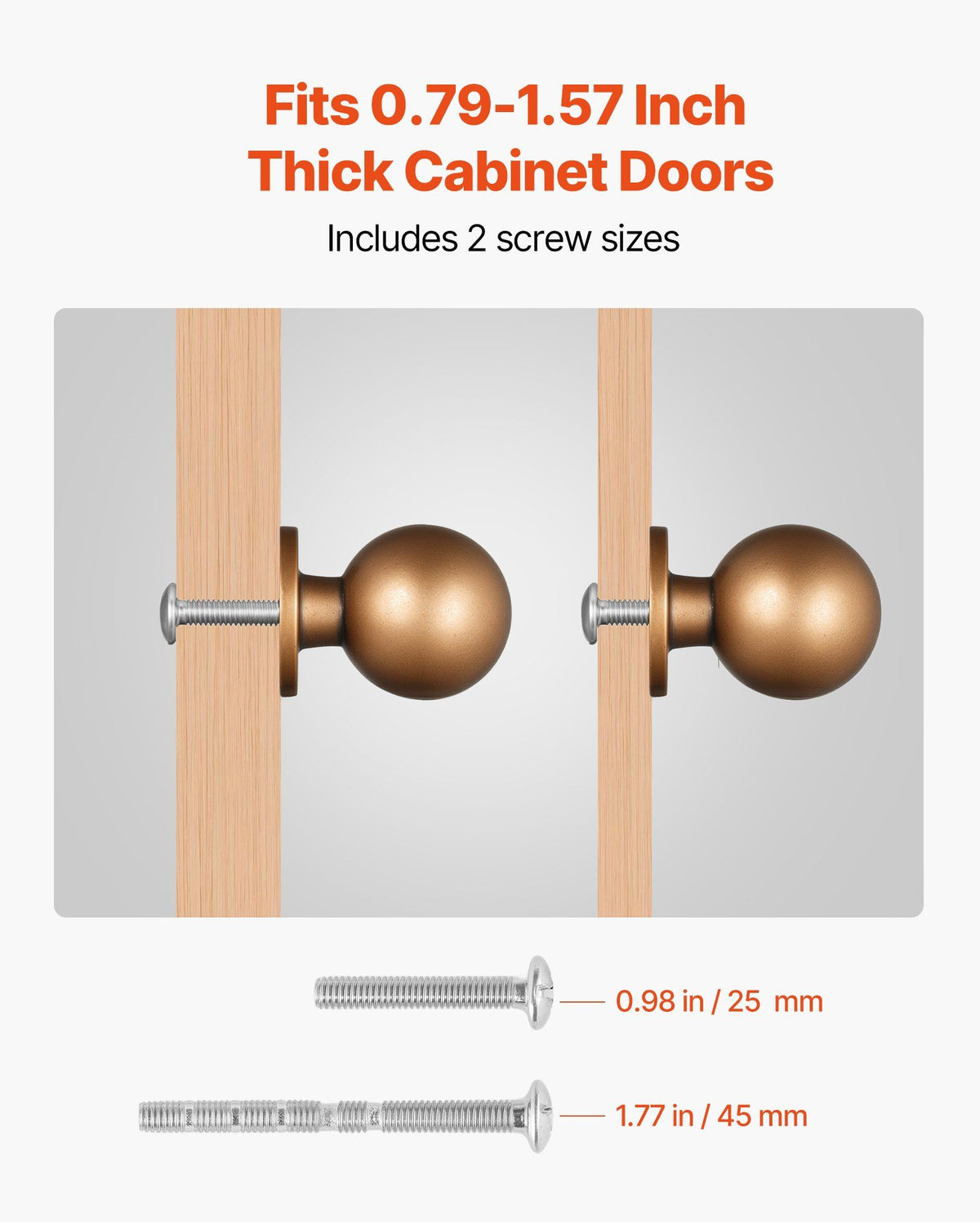 Cabinet Knobs, 12 Pack, 25 mm Zinc Alloy Drawer Pulls Door Handles, Round Kitchen Dresser Solid Knobs Cupboard Hardware with Screws for Bathroom Closet Cabinets Drawers, Antique Brass Color