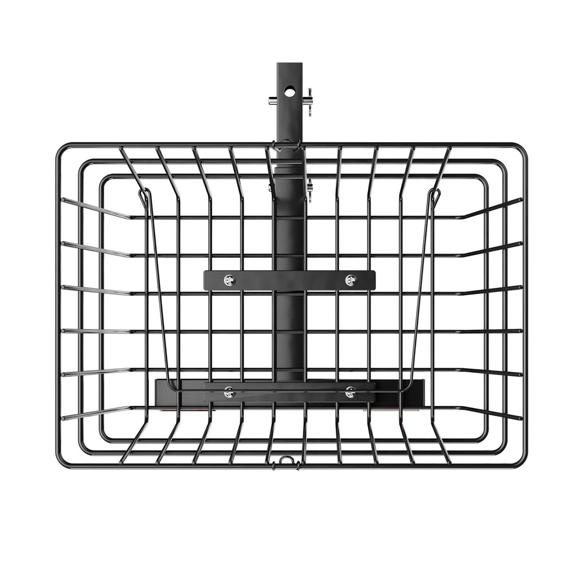 Scooter Rear Basket, Heavy Duty Metal Wire Basket with Handle, Spacious Cargo Basket, Works with 1-inch Receiver, Compatible with Most Golden, Drive &amp; Pride Mobility Scooter