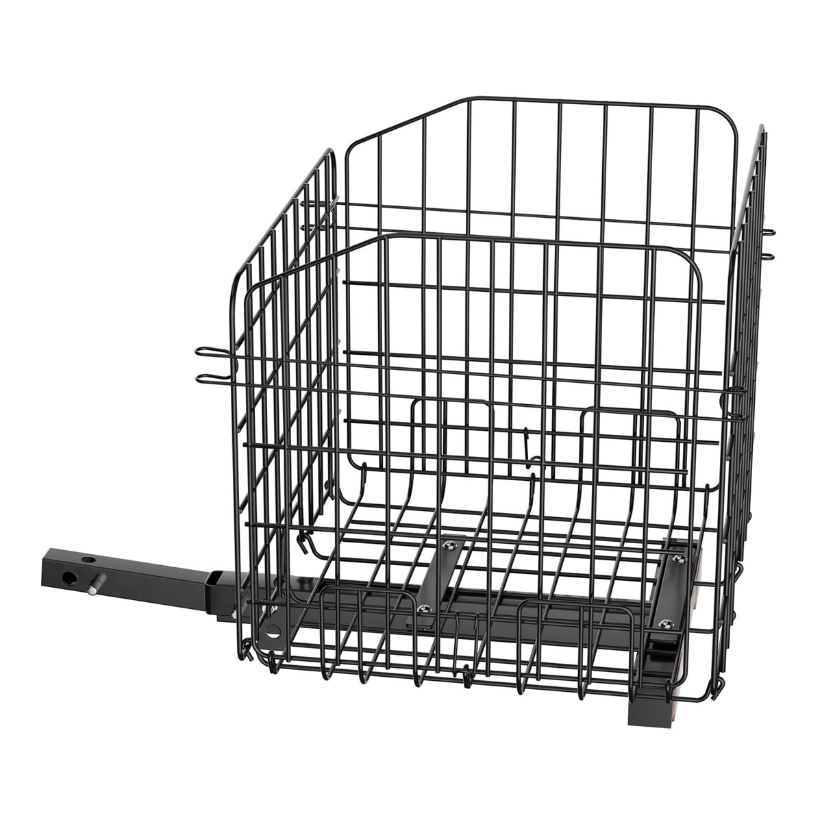 VEVOR Scooter Rear Basket, Folding Metal Wire Basket, Heavy Duty &amp; Spacious Cargo Basket, Works with 1-inch Receiver, Compatible with Most Golden, Drive &amp; Pride Mobility Scooter