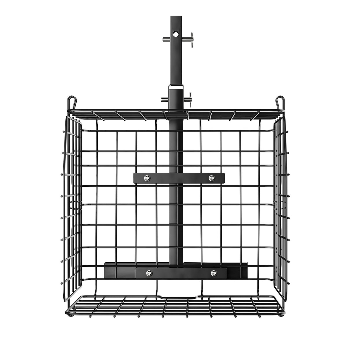 VEVOR Scooter Rear Basket, Folding Metal Wire Basket, Heavy Duty & Spacious Cargo Basket, Works with 1-inch Receiver, Compatible with Most Golden, Drive & Pride Mobility Scooter